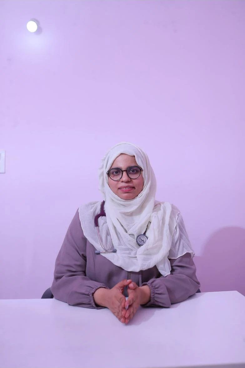 Dr. Amreen, paediatrician at Caspian Healthcare, Vijay Nagar Colony