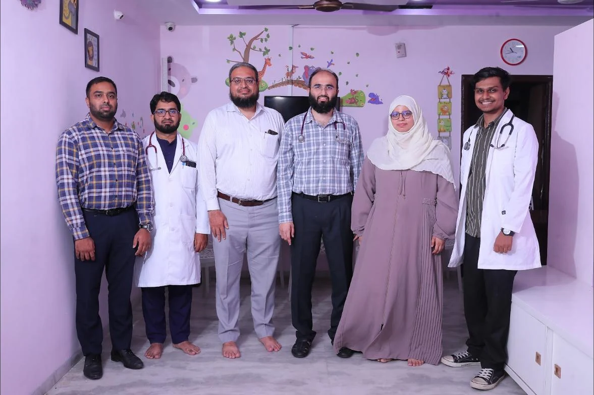 The team at Caspian Healthcare, Vijay Nagar Colony, Hyderabad